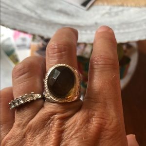 Sterling Silver and Topaz ring